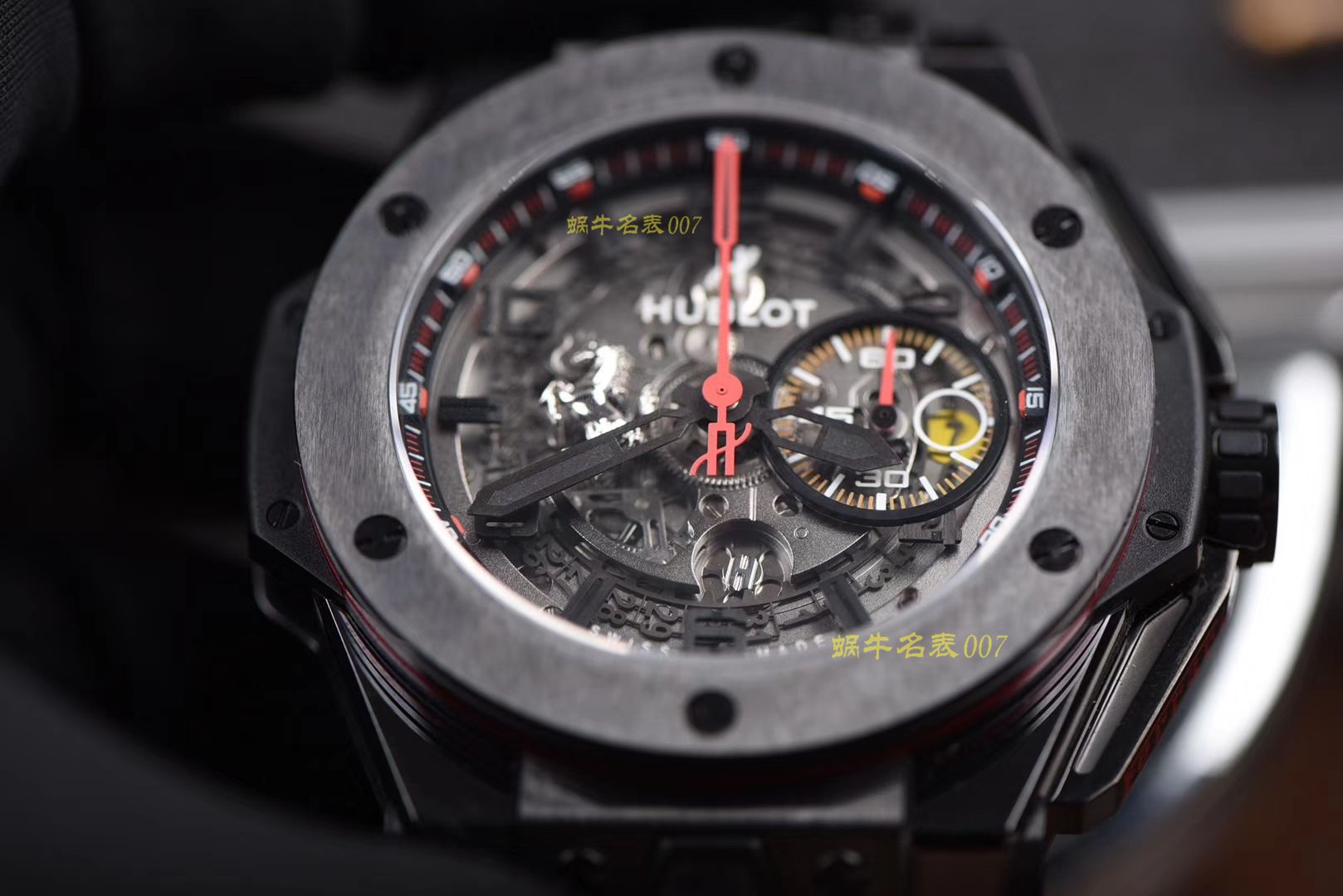  Video analysis  hublot 法拉利BIG BANG系列401.CX.0123.VR wrist watches  Perfect  Replica 【HBBV6最新力作‼️ Hublot Big Bang Ferrari Ceramic F11系列】 / YB062