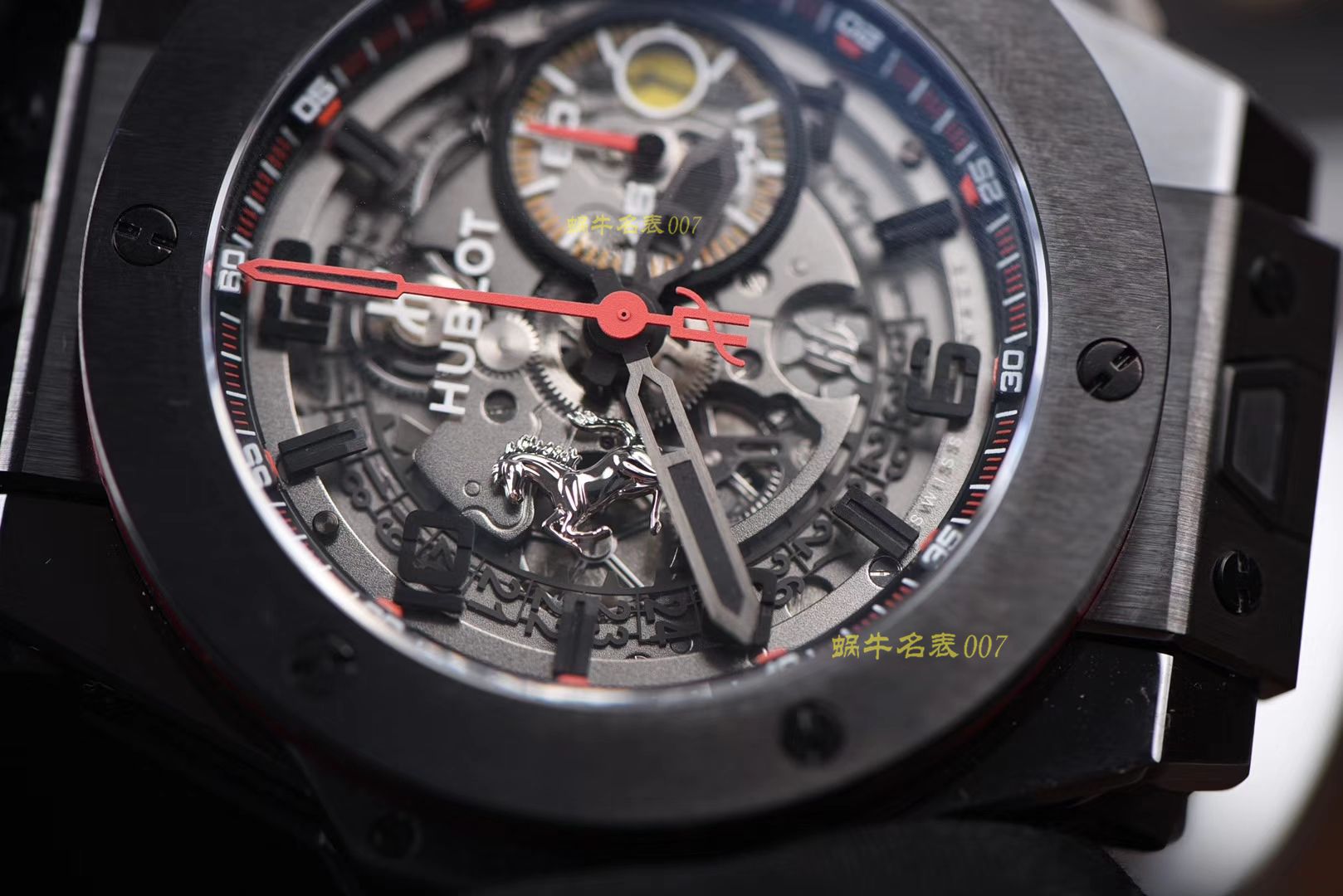  Video analysis  hublot 法拉利BIG BANG系列401.CX.0123.VR wrist watches  Perfect  Replica 【HBBV6最新力作‼️ Hublot Big Bang Ferrari Ceramic F11系列】 / YB062