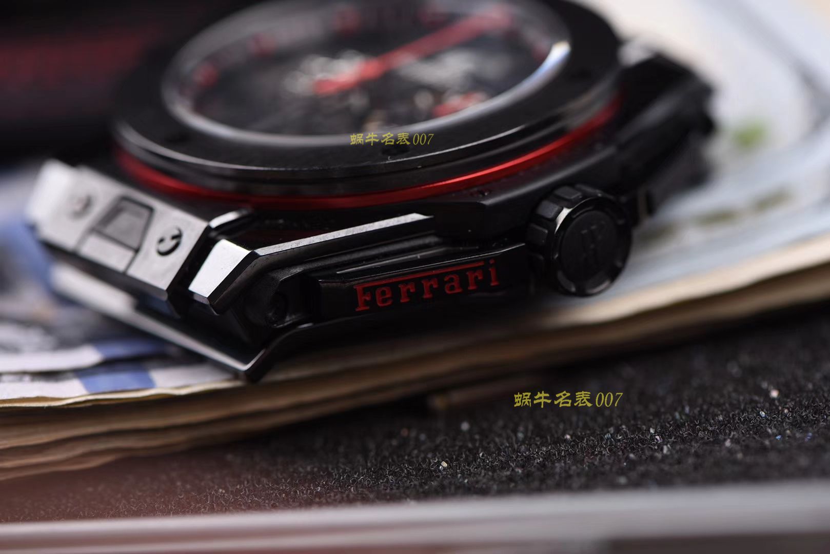  Video analysis  hublot 法拉利BIG BANG系列401.CX.0123.VR wrist watches  Perfect  Replica 【HBBV6最新力作‼️ Hublot Big Bang Ferrari Ceramic F11系列】 / YB062