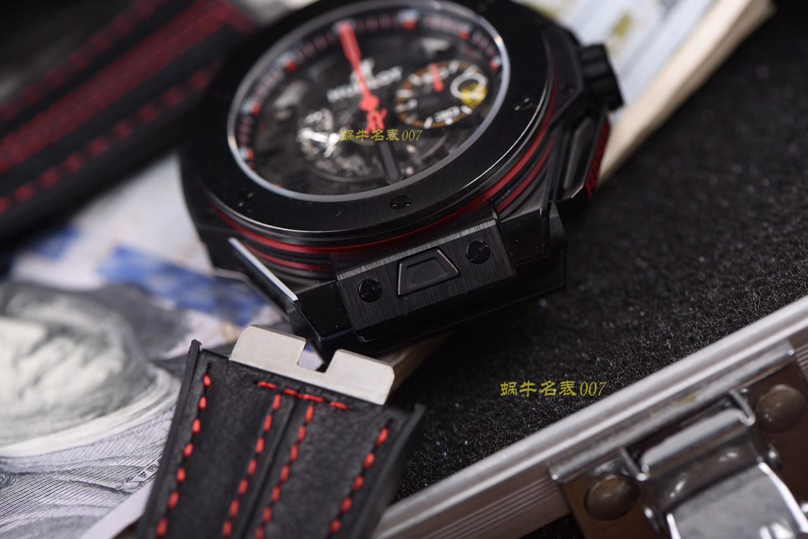  Video analysis  hublot 法拉利BIG BANG系列401.CX.0123.VR wrist watches  Perfect  Replica 【HBBV6最新力作‼️ Hublot Big Bang Ferrari Ceramic F11系列】 / YB062