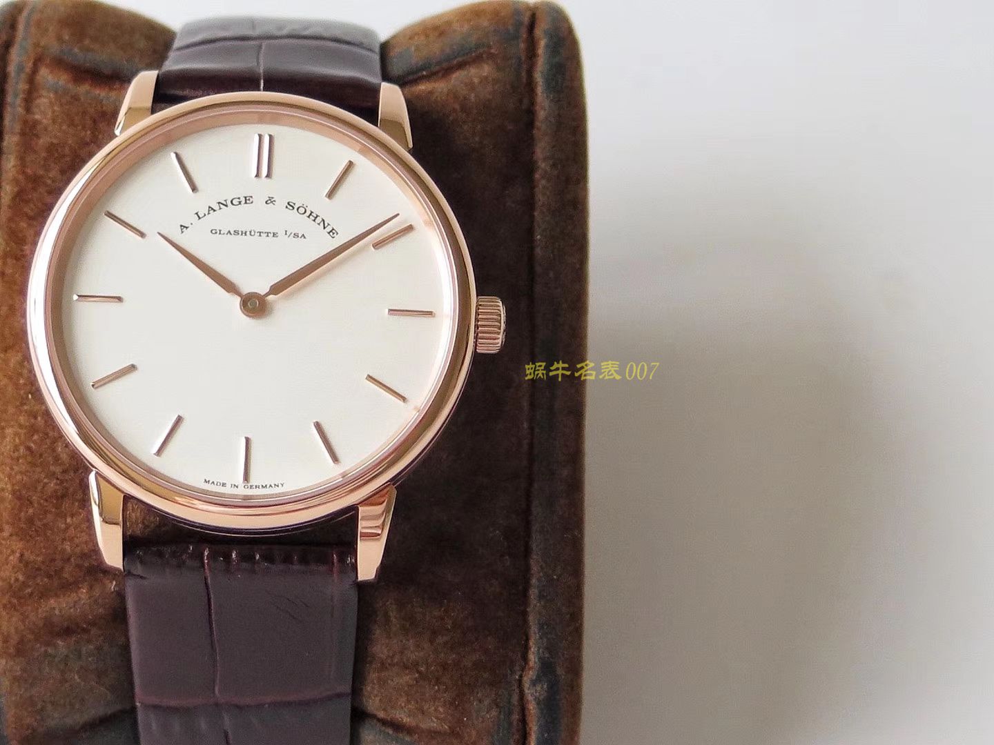 【SV Perfect  High quality  Replica Watches 】朗格SAXONIA系列211.033 wrist watches （多色表盘可选） / LS016