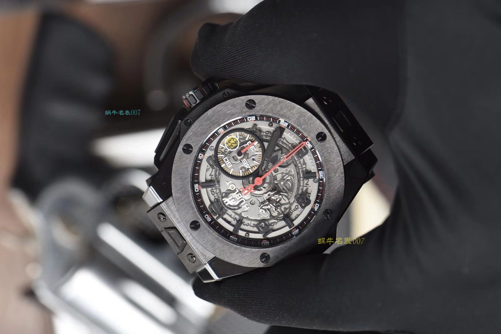  Video analysis  hublot 法拉利BIG BANG系列401.CX.0123.VR wrist watches  Perfect  Replica 【HBBV6最新力作‼️ Hublot Big Bang Ferrari Ceramic F11系列】 / YB062