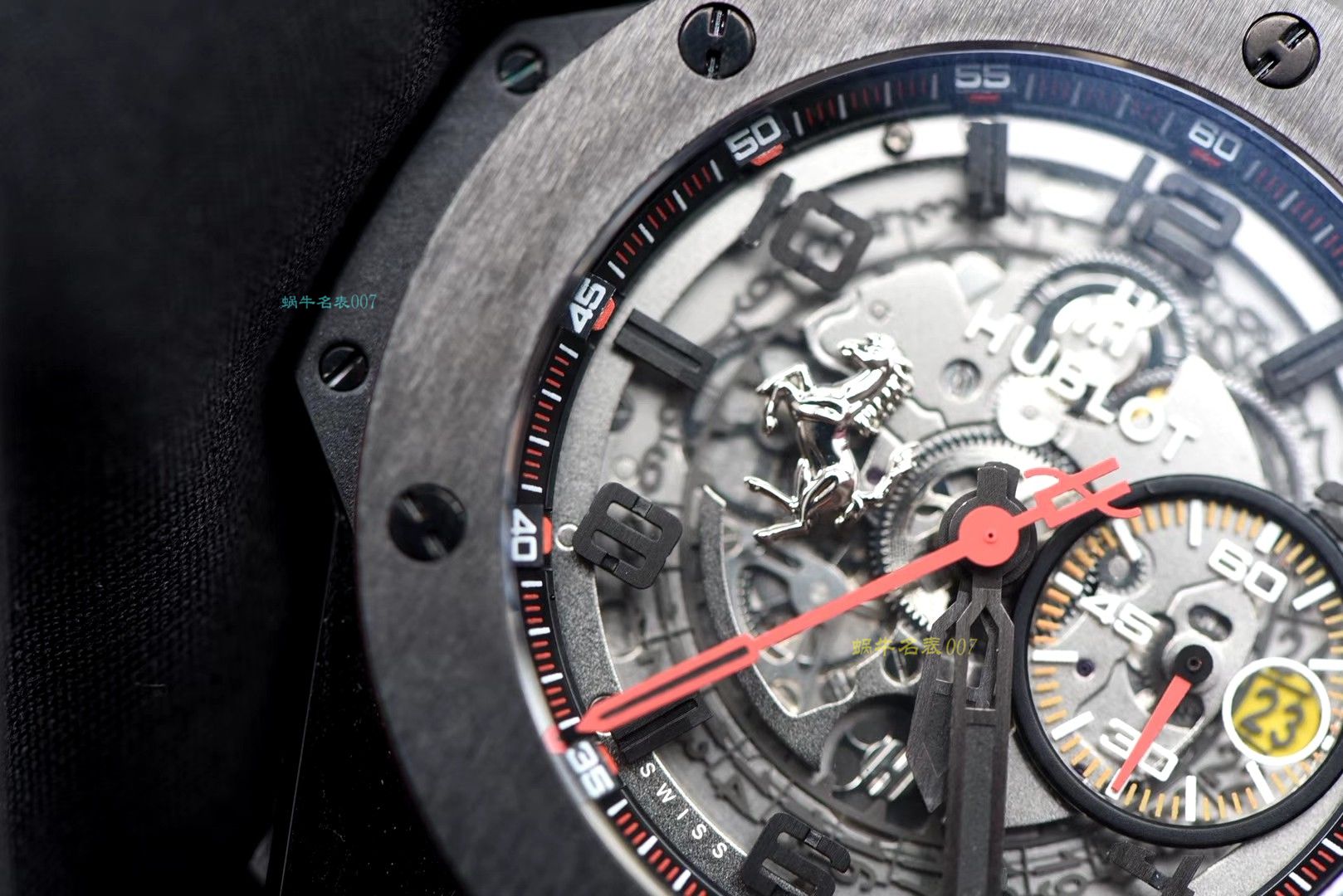  Video analysis  hublot 法拉利BIG BANG系列401.CX.0123.VR wrist watches  Perfect  Replica 【HBBV6最新力作‼️ Hublot Big Bang Ferrari Ceramic F11系列】 / YB062