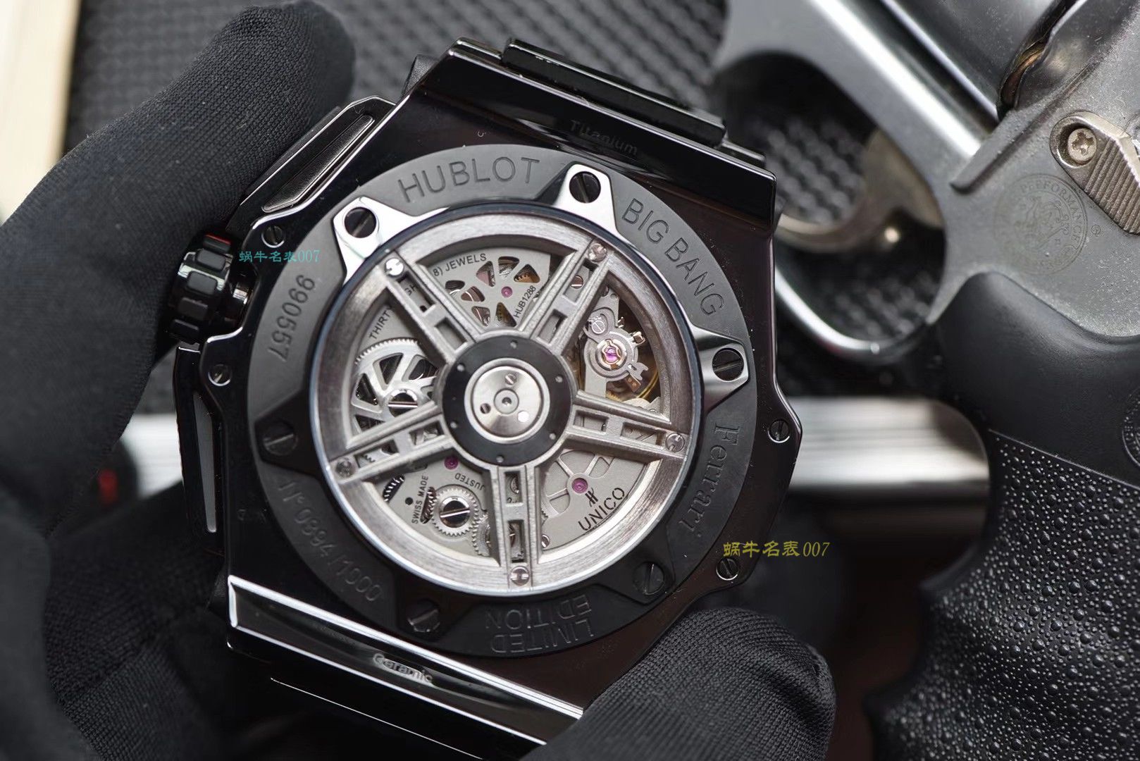  Video analysis  hublot 法拉利BIG BANG系列401.CX.0123.VR wrist watches  Perfect  Replica 【HBBV6最新力作‼️ Hublot Big Bang Ferrari Ceramic F11系列】 / YB062