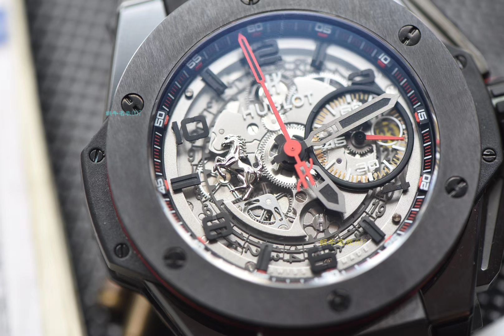  Video analysis  hublot 法拉利BIG BANG系列401.CX.0123.VR wrist watches  Perfect  Replica 【HBBV6最新力作‼️ Hublot Big Bang Ferrari Ceramic F11系列】 / YB062