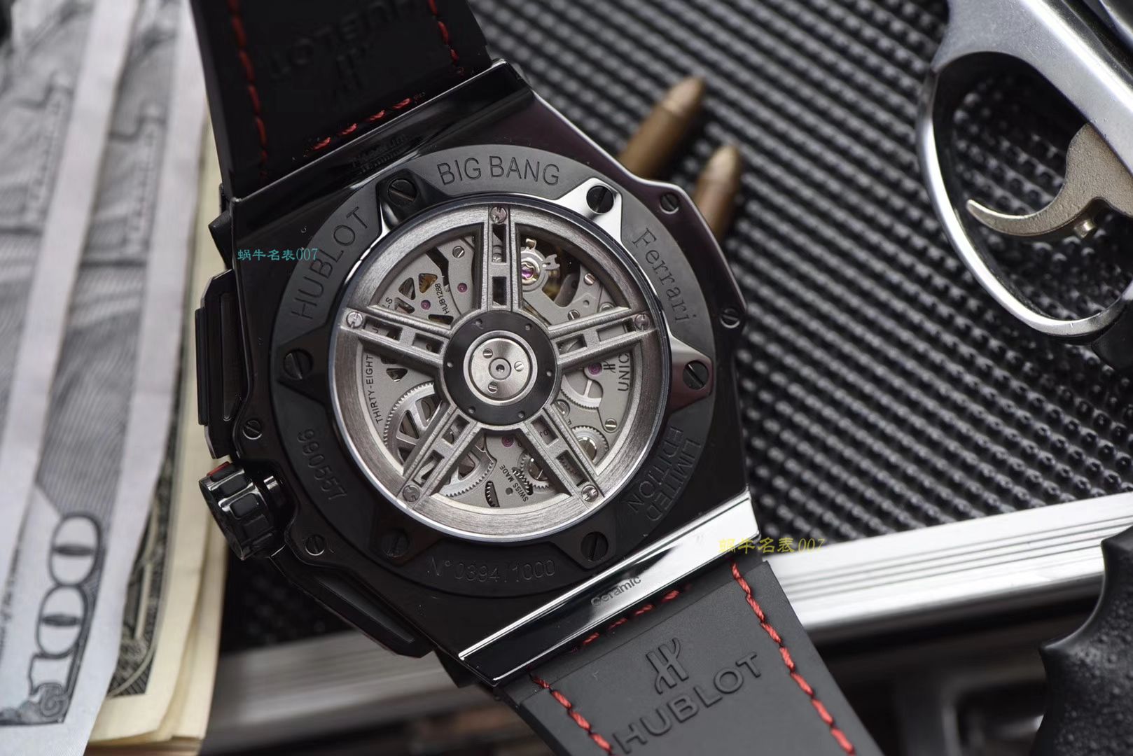 Video analysis  hublot 法拉利BIG BANG系列401.CX.0123.VR wrist watches  Perfect  Replica 【HBBV6最新力作‼️ Hublot Big Bang Ferrari Ceramic F11系列】 / YB062