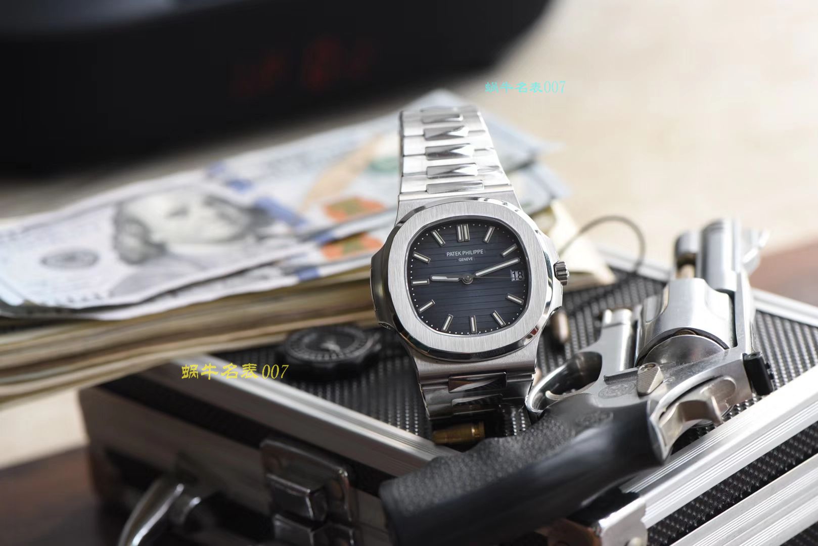【PPF超级PATEK PHILIPPE Nautilus 重磅来袭！“灰蓝”】 PATEK PHILIPPE 运动优雅 top  Replica Copy 5711/1A 010 不锈钢 wrist watches ( Replica  Nautilus )2019年钢表王座的开年重器 / BD267