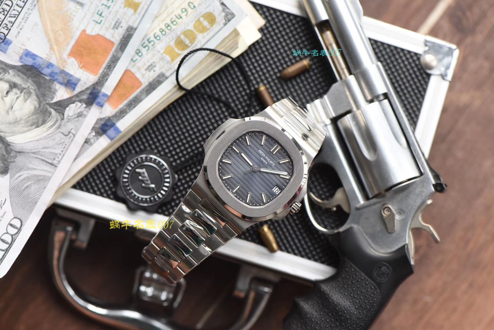 【PPF超级PATEK PHILIPPE Nautilus 重磅来袭！“灰蓝”】 PATEK PHILIPPE 运动优雅 top  Replica Copy 5711/1A 010 不锈钢 wrist watches ( Replica  Nautilus )2019年钢表王座的开年重器 / BD267