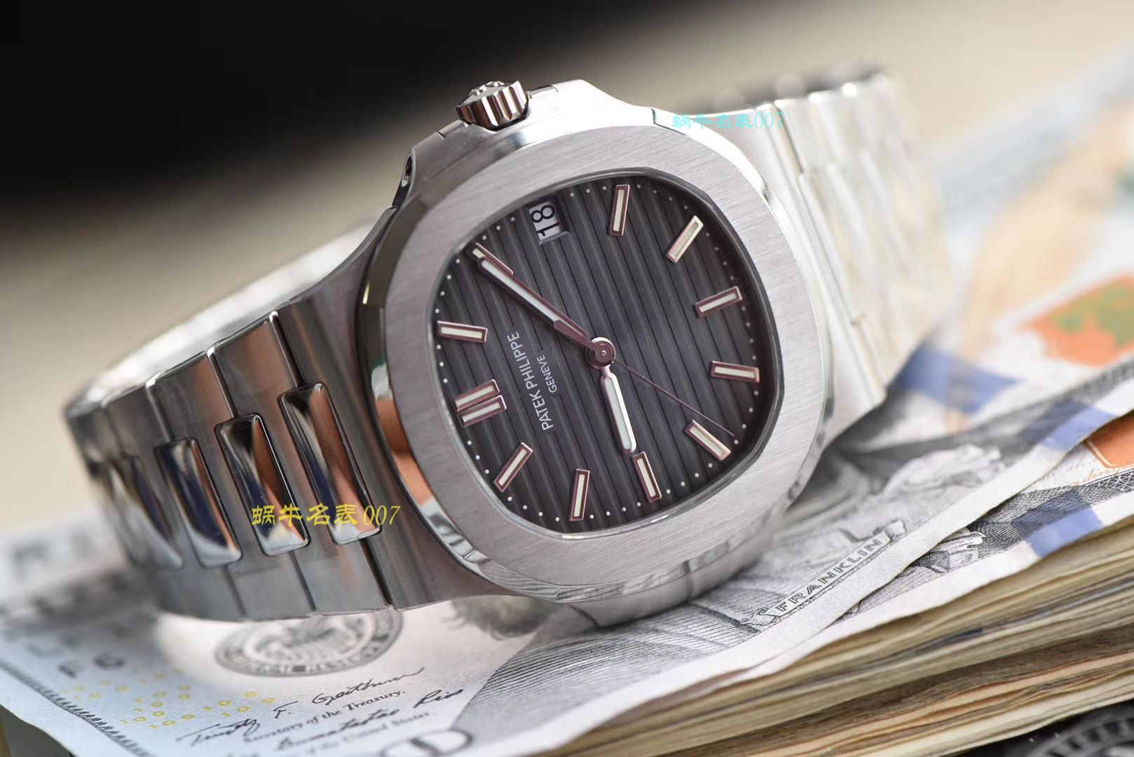 【PPF超级PATEK PHILIPPE Nautilus 重磅来袭！“灰蓝”】 PATEK PHILIPPE 运动优雅 top  Replica Copy 5711/1A 010 不锈钢 wrist watches ( Replica  Nautilus )2019年钢表王座的开年重器 / BD267