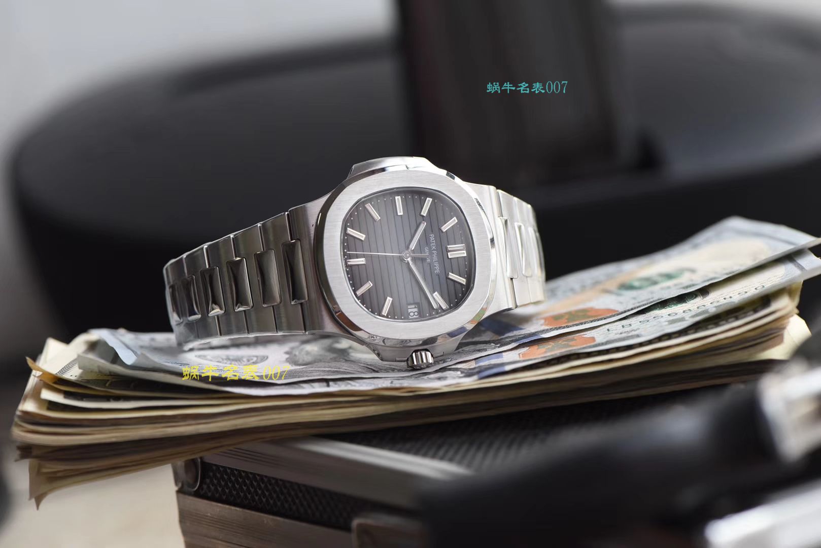 【PPF超级PATEK PHILIPPE Nautilus 重磅来袭！“灰蓝”】 PATEK PHILIPPE 运动优雅 top  Replica Copy 5711/1A 010 不锈钢 wrist watches ( Replica  Nautilus )2019年钢表王座的开年重器 / BD267