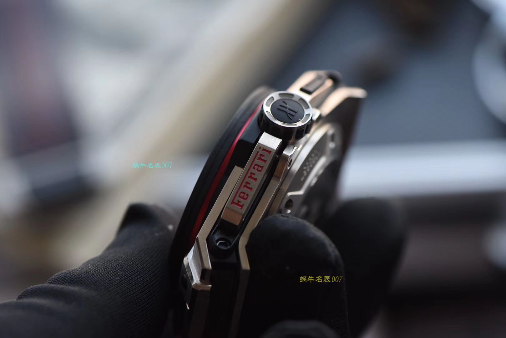 【 Video analysis V6出品】Hublot Big Bang Ferrari Titanium F3系列  hublot 法拉利401.NQ.0123.VR wrist watches  / YB066