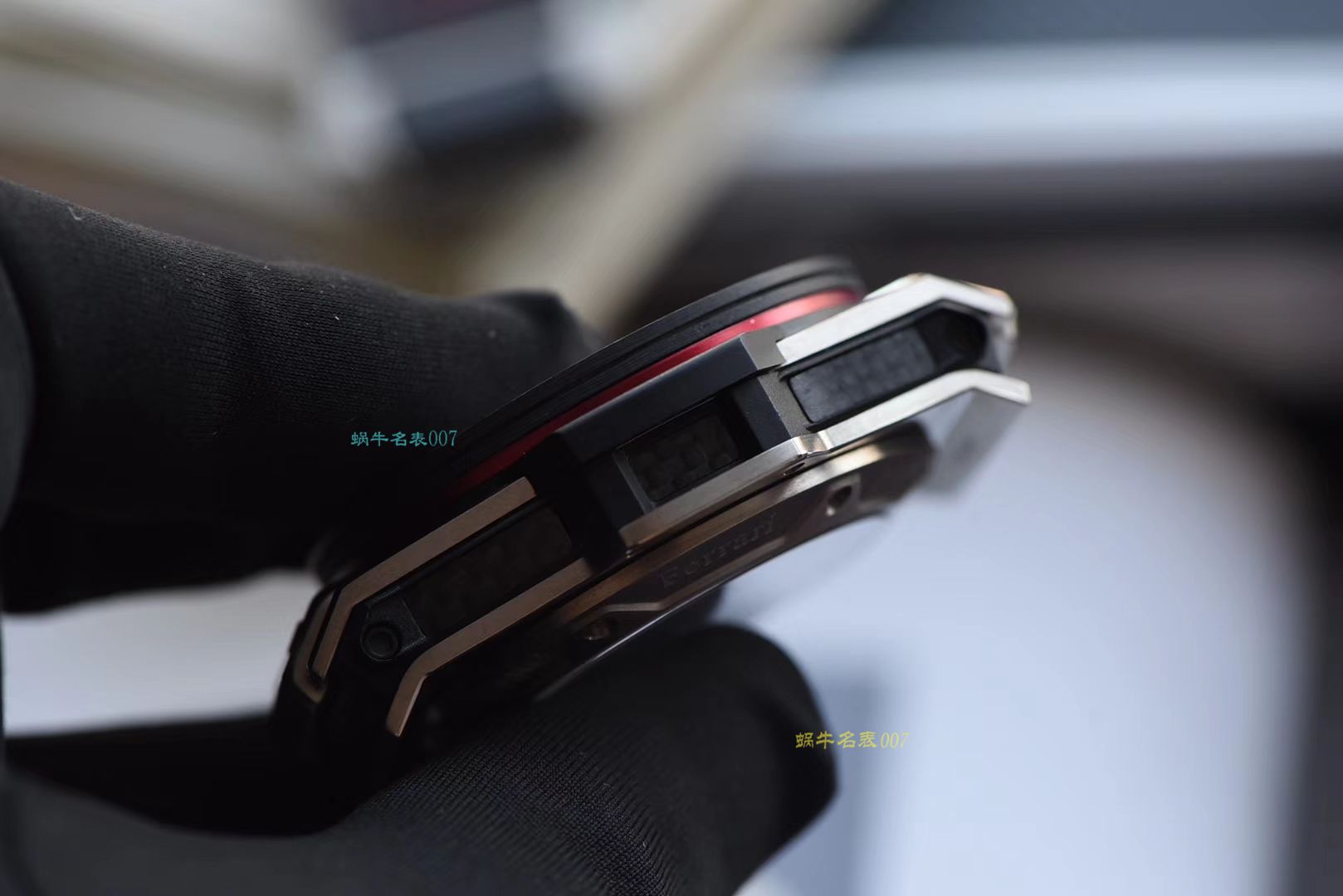 【 Video analysis V6出品】Hublot Big Bang Ferrari Titanium F3系列  hublot 法拉利401.NQ.0123.VR wrist watches  / YB066