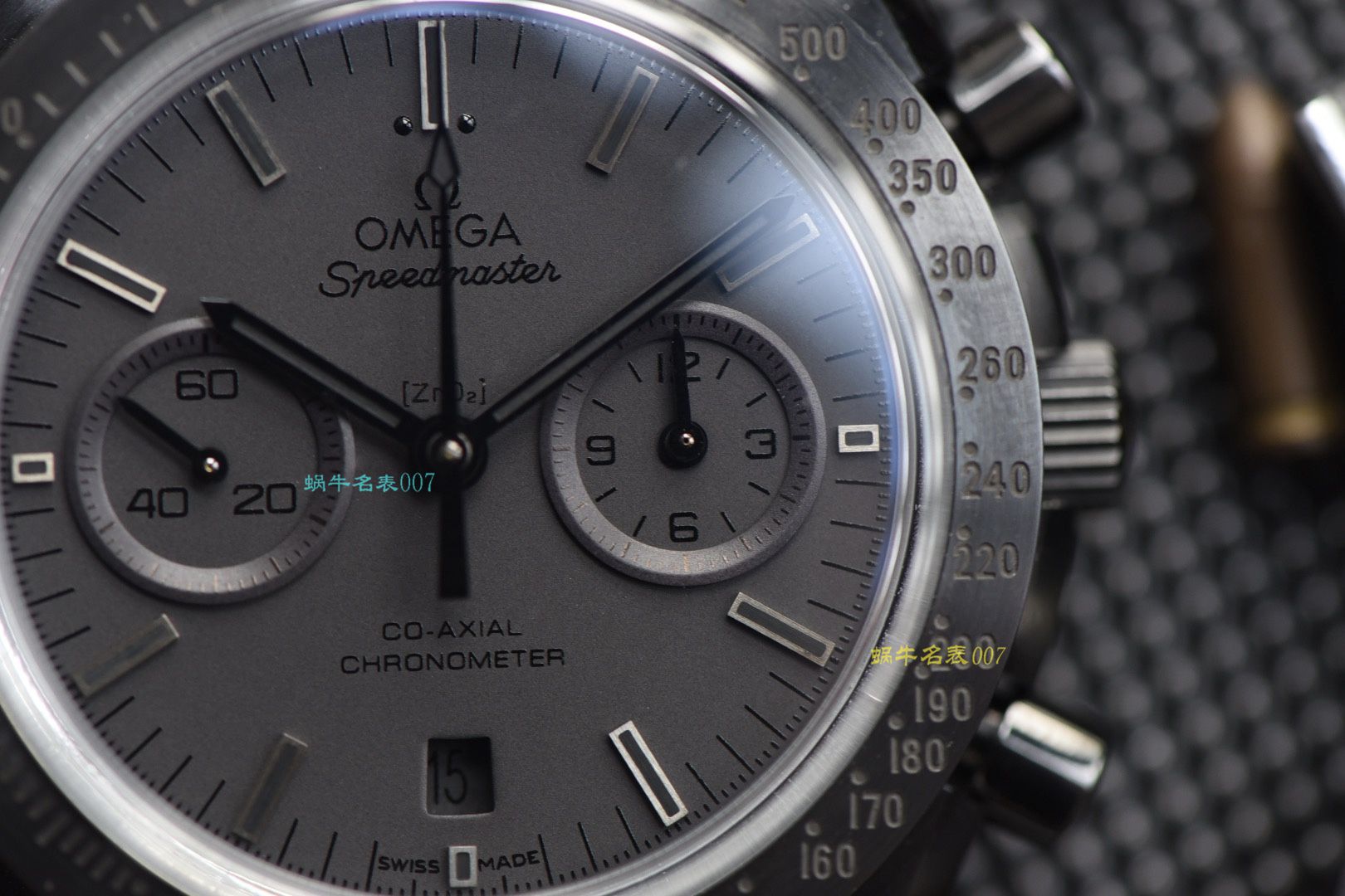 【 Video analysis OM Factory  Perfect  Replica Copy OMEGA月之暗面】OMEGAOMEGA超霸系列311.92.44.51.01.005 wrist watches (墨黑) / M380
