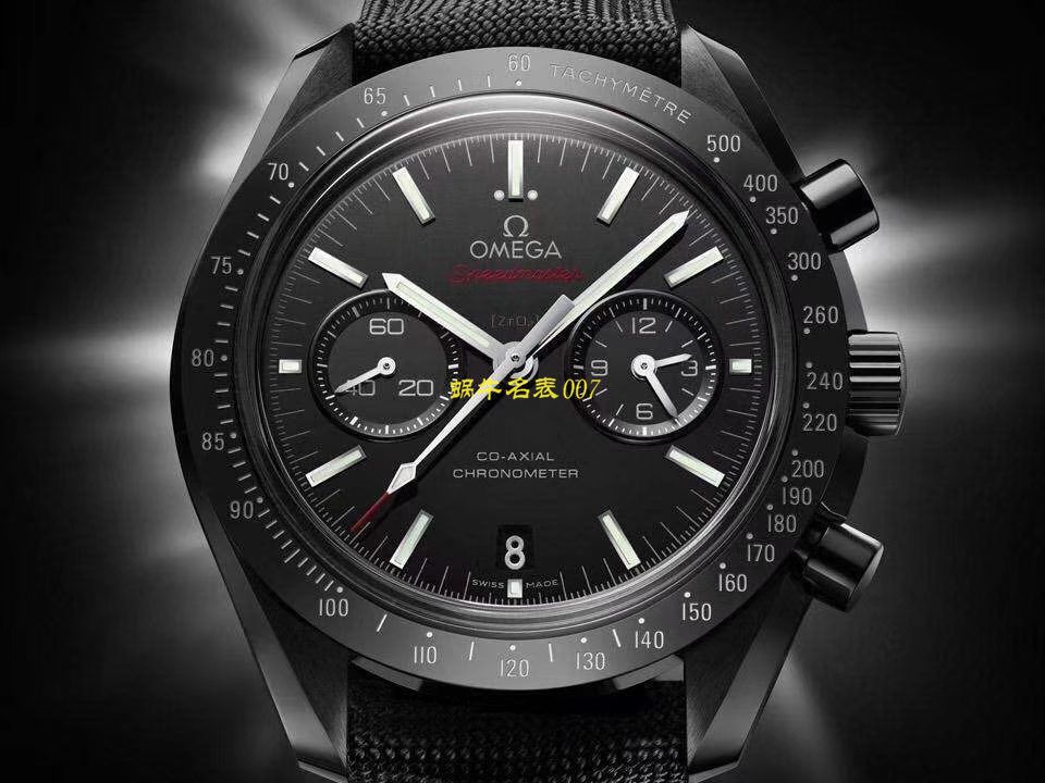 【 Video analysis OM Factory  Perfect  Replica Copy OMEGA月之暗面】OMEGAOMEGA超霸系列311.92.44.51.01.005 wrist watches (墨黑) / M380