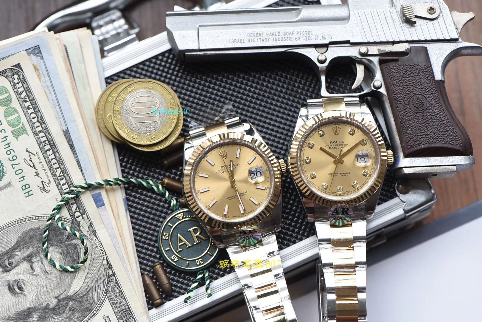 【 Video analysis AR Factory  Perfect  Replica Copy  Rolex  Datejust  Watches 】 Replica 的 Watches  Rolex   Datejust 系列116333-72213香槟盘 wrist watches  / R320
