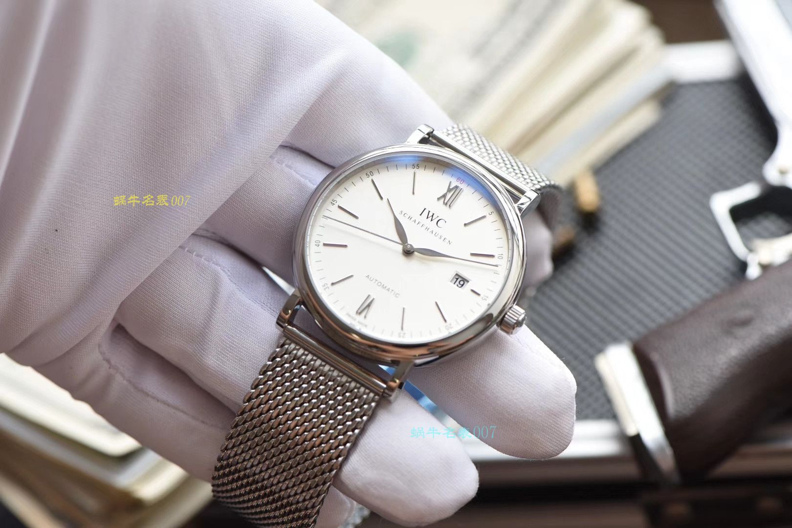 【 top  Replica Watches 价格】 Video analysis IWC IWC 表 Replica 柏涛菲诺系列IW356505 wrist watches  / WG357