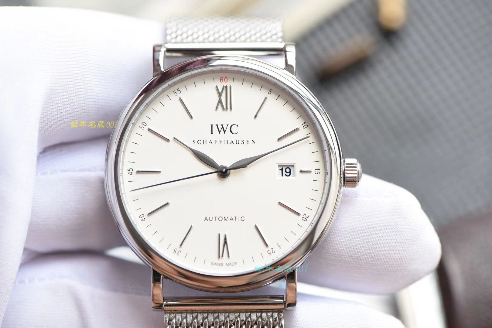 【 top  Replica Watches 价格】 Video analysis IWC IWC 表 Replica 柏涛菲诺系列IW356505 wrist watches  / WG357
