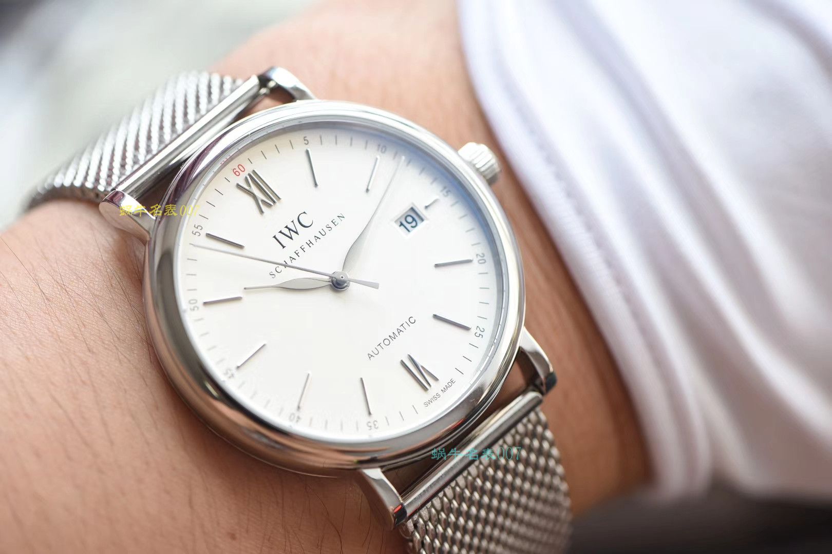 【 top  Replica Watches 价格】 Video analysis IWC IWC 表 Replica 柏涛菲诺系列IW356505 wrist watches  / WG357
