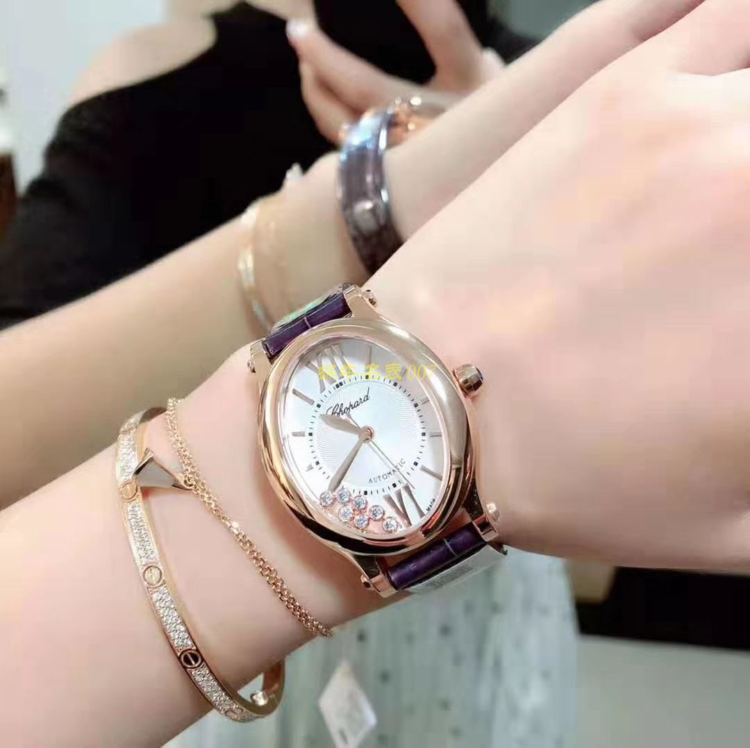 【 Chopard 快乐钻石 Watches  Replica Copy 表】 Chopard HAPPY DIAMONDS系列275362-5001 wrist watches 女装 / XB018