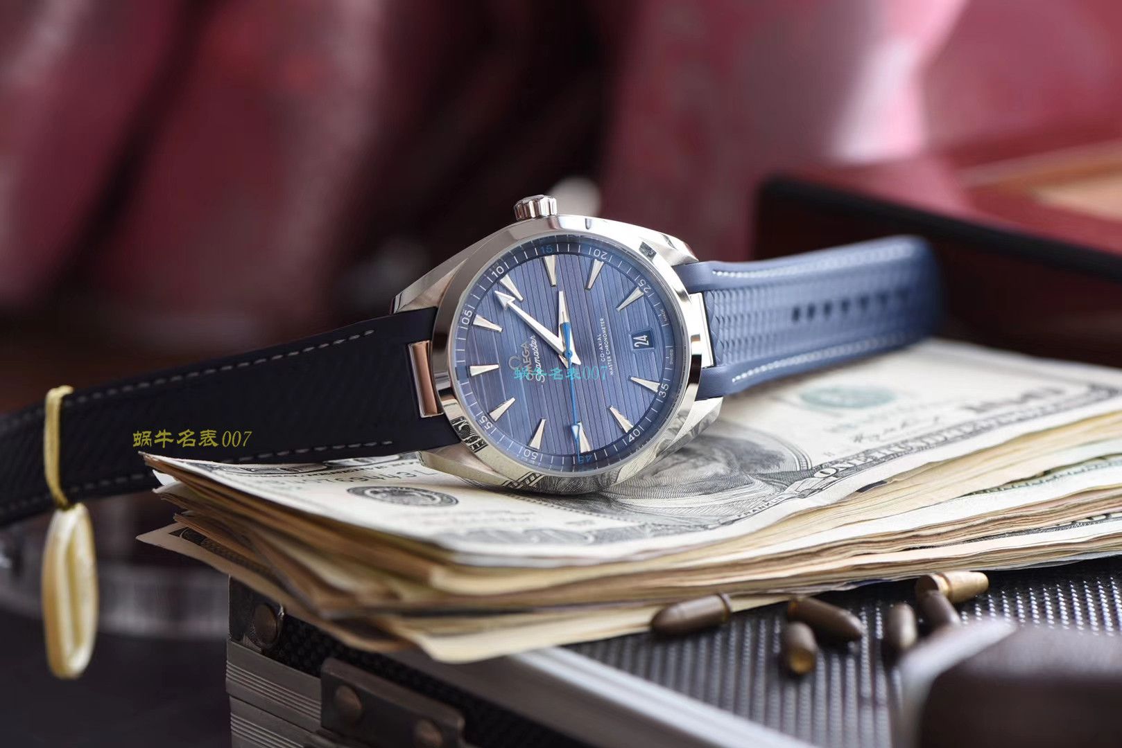 【OMEGA Replica 表价格】 Video analysis 3S Factory OMEGA Seamaster 系列220.12.41.21.02.002，220.12.41.21.06.001等多色横纹 wrist watches  / M387