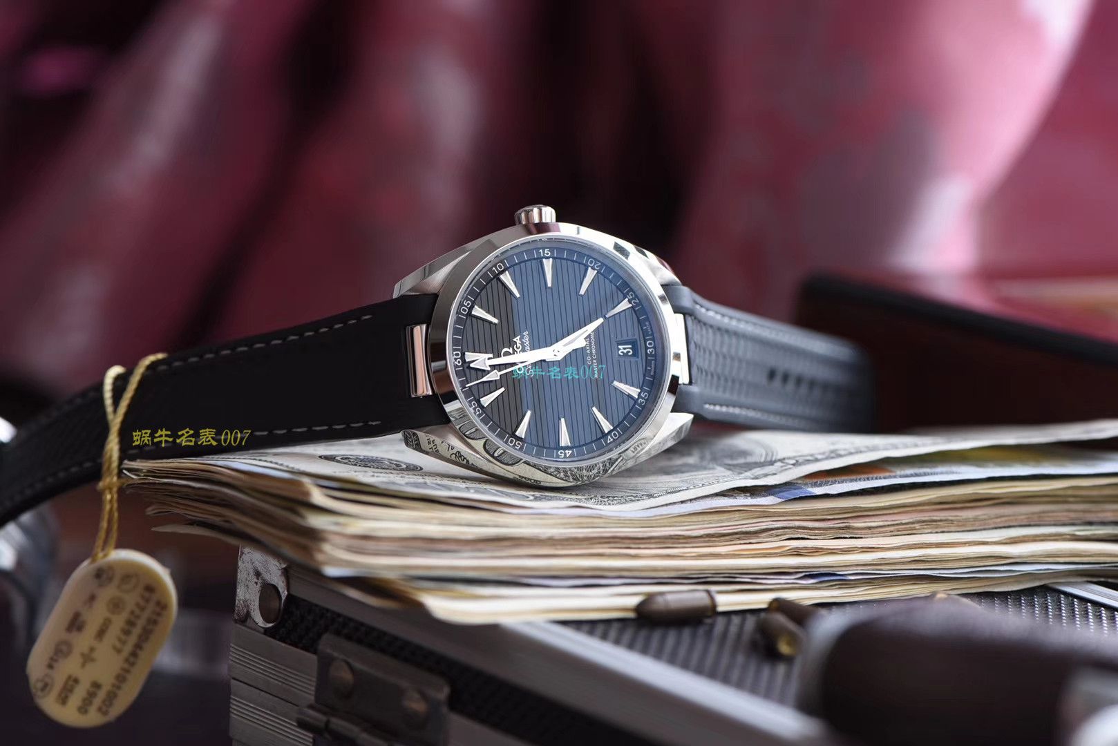 【OMEGA Replica 表价格】 Video analysis 3S Factory OMEGA Seamaster 系列220.12.41.21.02.002，220.12.41.21.06.001等多色横纹 wrist watches  / M387
