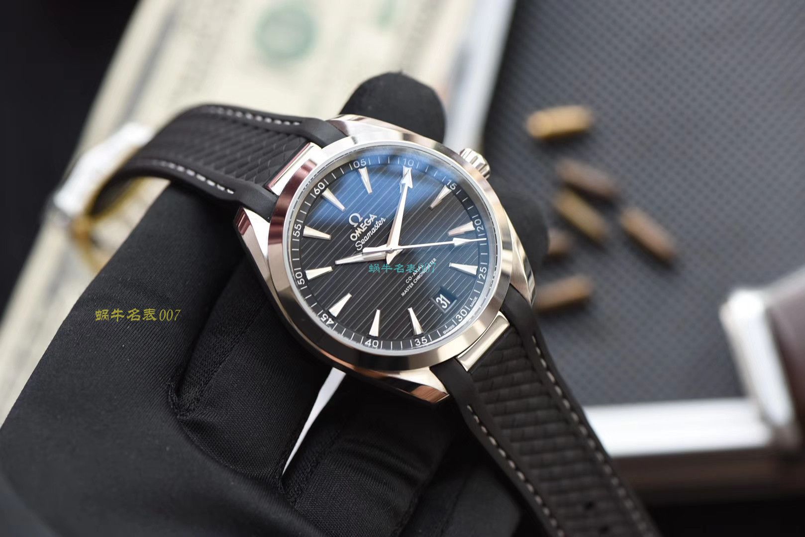 【OMEGA Replica 表价格】 Video analysis 3S Factory OMEGA Seamaster 系列220.12.41.21.02.002，220.12.41.21.06.001等多色横纹 wrist watches  / M387