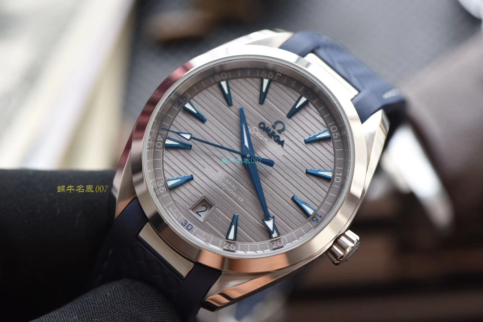 【OMEGA Replica 表价格】 Video analysis 3S Factory OMEGA Seamaster 系列220.12.41.21.02.002，220.12.41.21.06.001等多色横纹 wrist watches  / M387