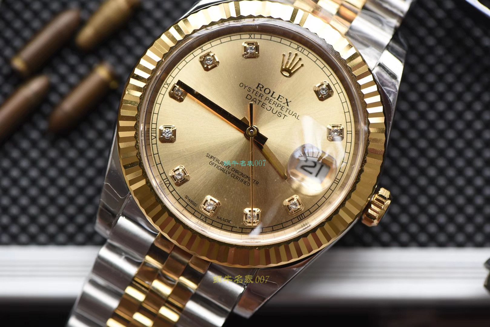 【仿 Rolex 机械表男表价格】 Video analysis DJ Factory  Rolex   Datejust  Replica m126333-0016，m126333-0012，m126333-0010 wrist watches  / R323