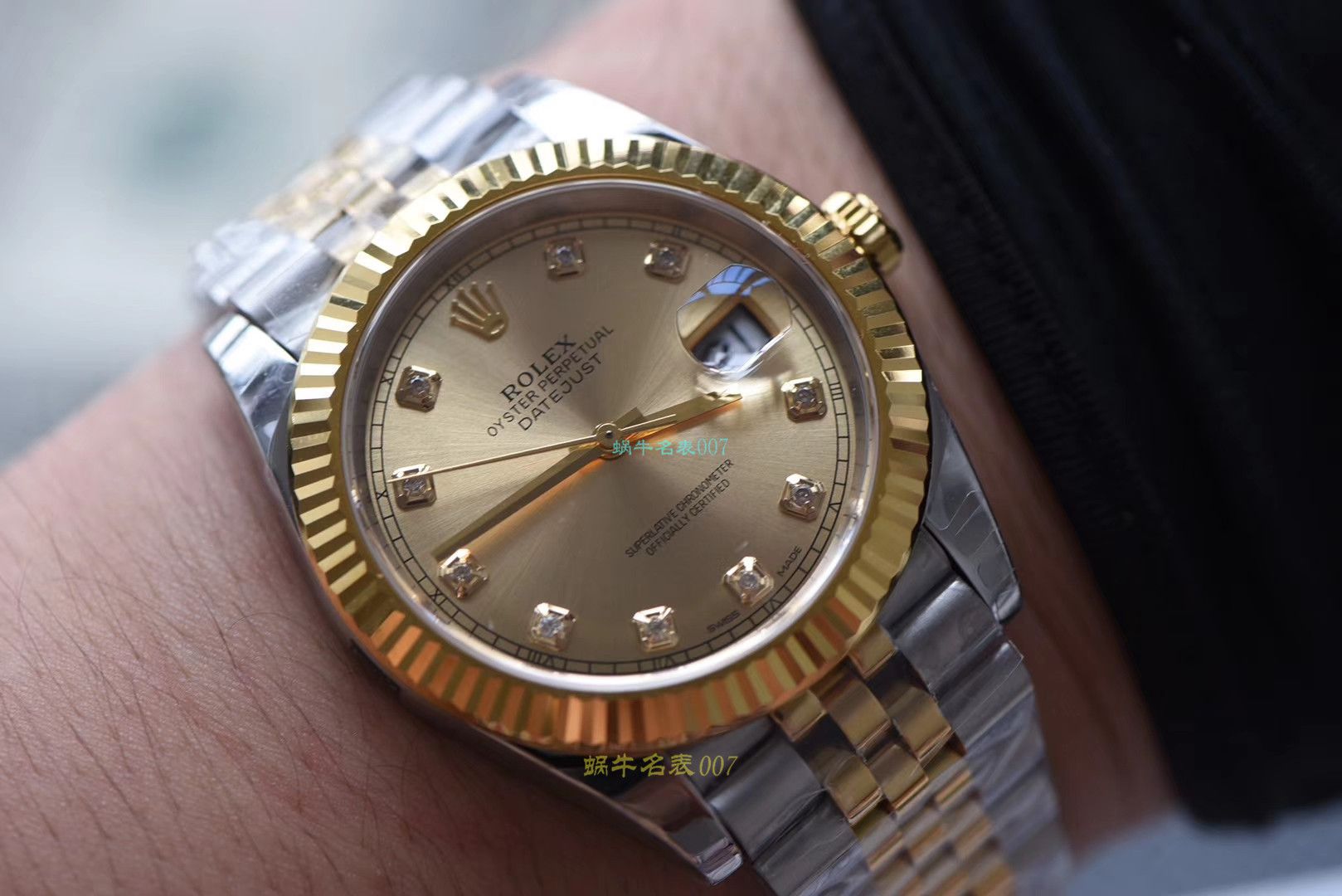 【仿 Rolex 机械表男表价格】 Video analysis DJ Factory  Rolex   Datejust  Replica m126333-0016，m126333-0012，m126333-0010 wrist watches  / R323
