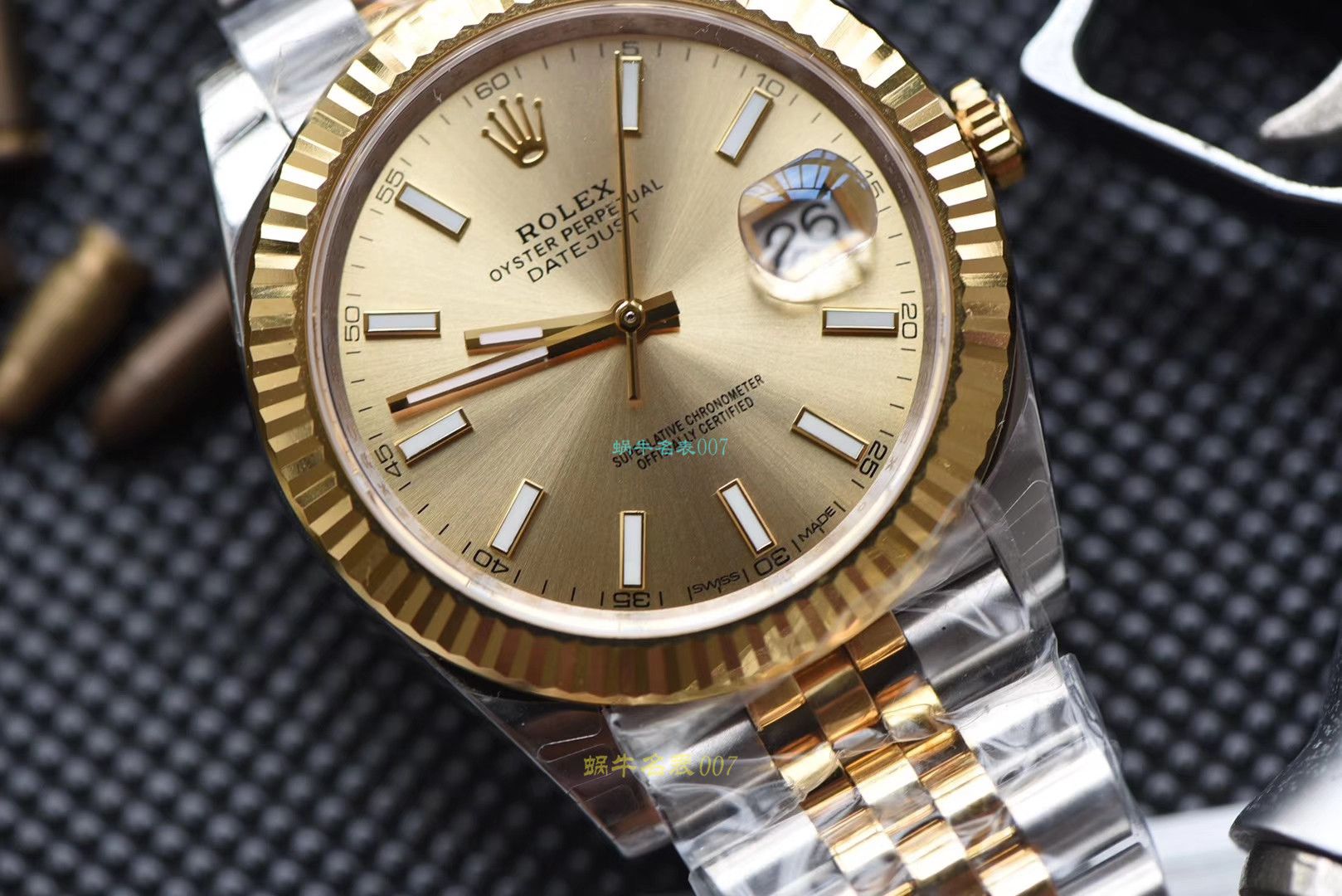 【仿 Rolex 机械表男表价格】 Video analysis DJ Factory  Rolex   Datejust  Replica m126333-0016，m126333-0012，m126333-0010 wrist watches  / R323