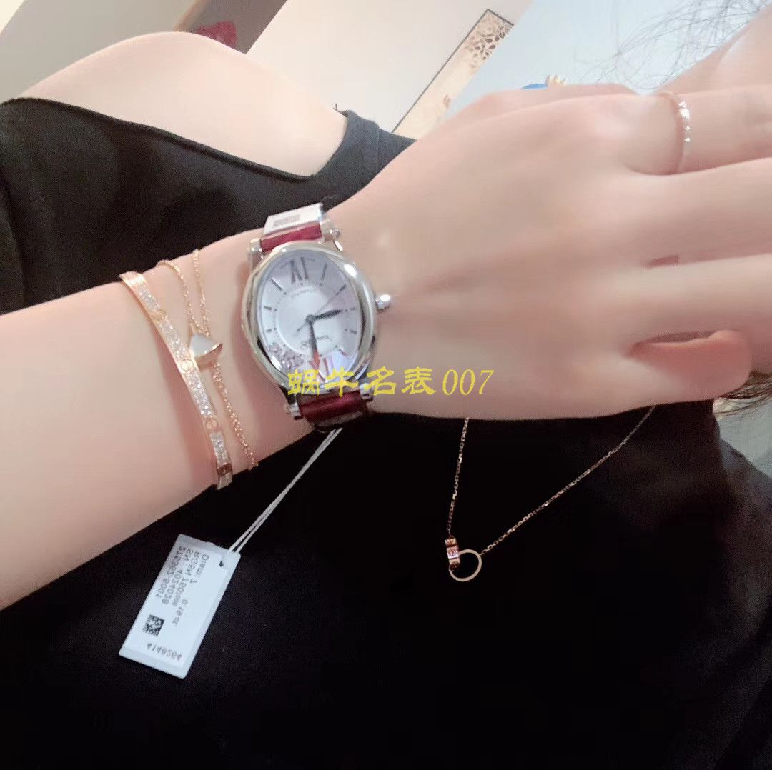 【 Chopard 快乐钻石 Watches  Replica Copy 表】 Chopard HAPPY DIAMONDS系列275362-5001 wrist watches 女装 / XB018