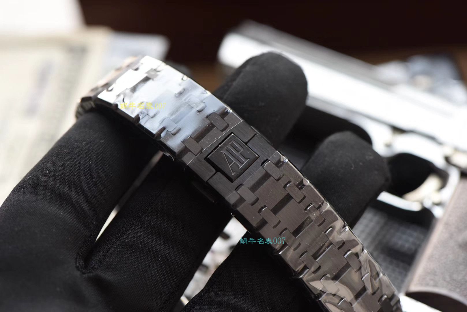 【 Replica 表吧Audemars Piguet  Replica 表R8黑武士 Tourbillon 】Audemars Piguet 皇家橡树系列26522CE.OO.1225CE.01 wrist watches  / AP166