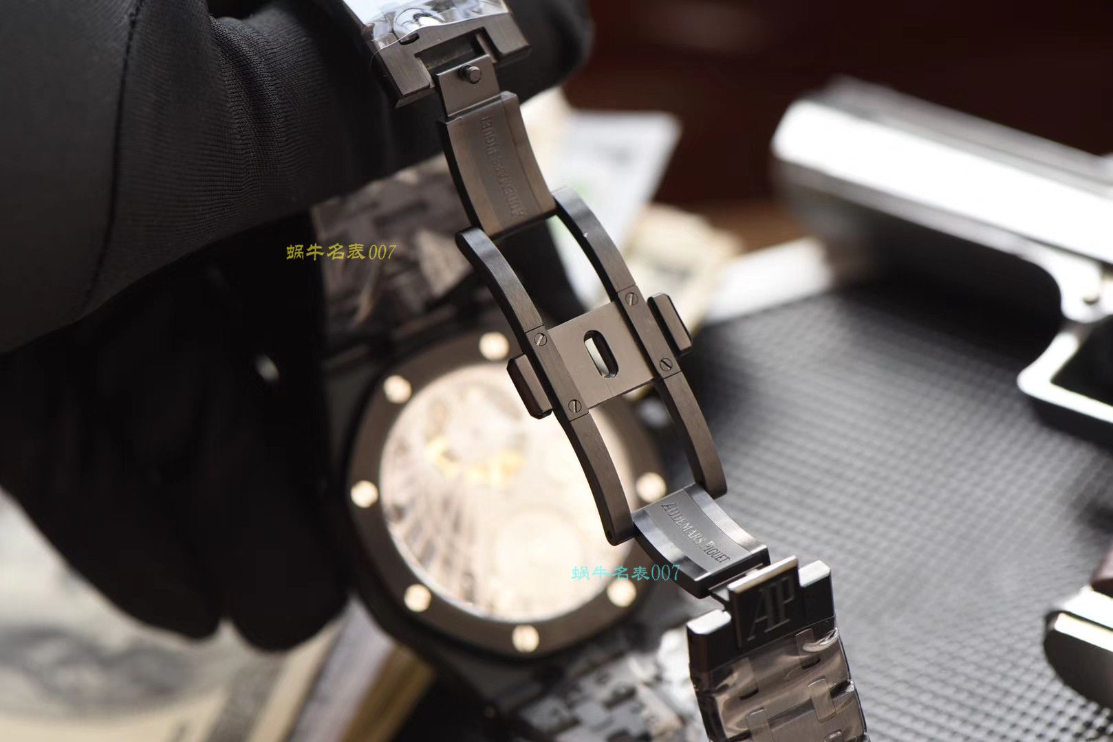 【 Replica 表吧Audemars Piguet  Replica 表R8黑武士 Tourbillon 】Audemars Piguet 皇家橡树系列26522CE.OO.1225CE.01 wrist watches  / AP166