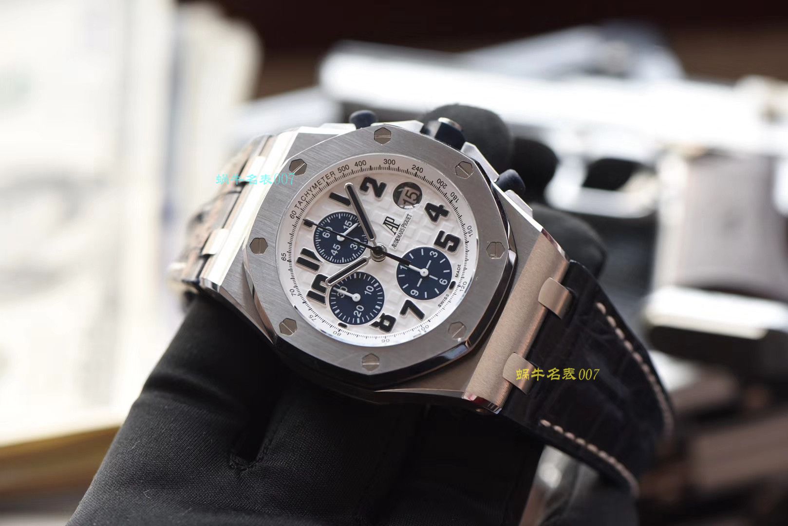 【JF Factory  High quality  Replica Watches 】Audemars Piguet  Royal Oak Offshore 系列代号海军26170ST.OO.D305CR.01 wrist watches  / AP068