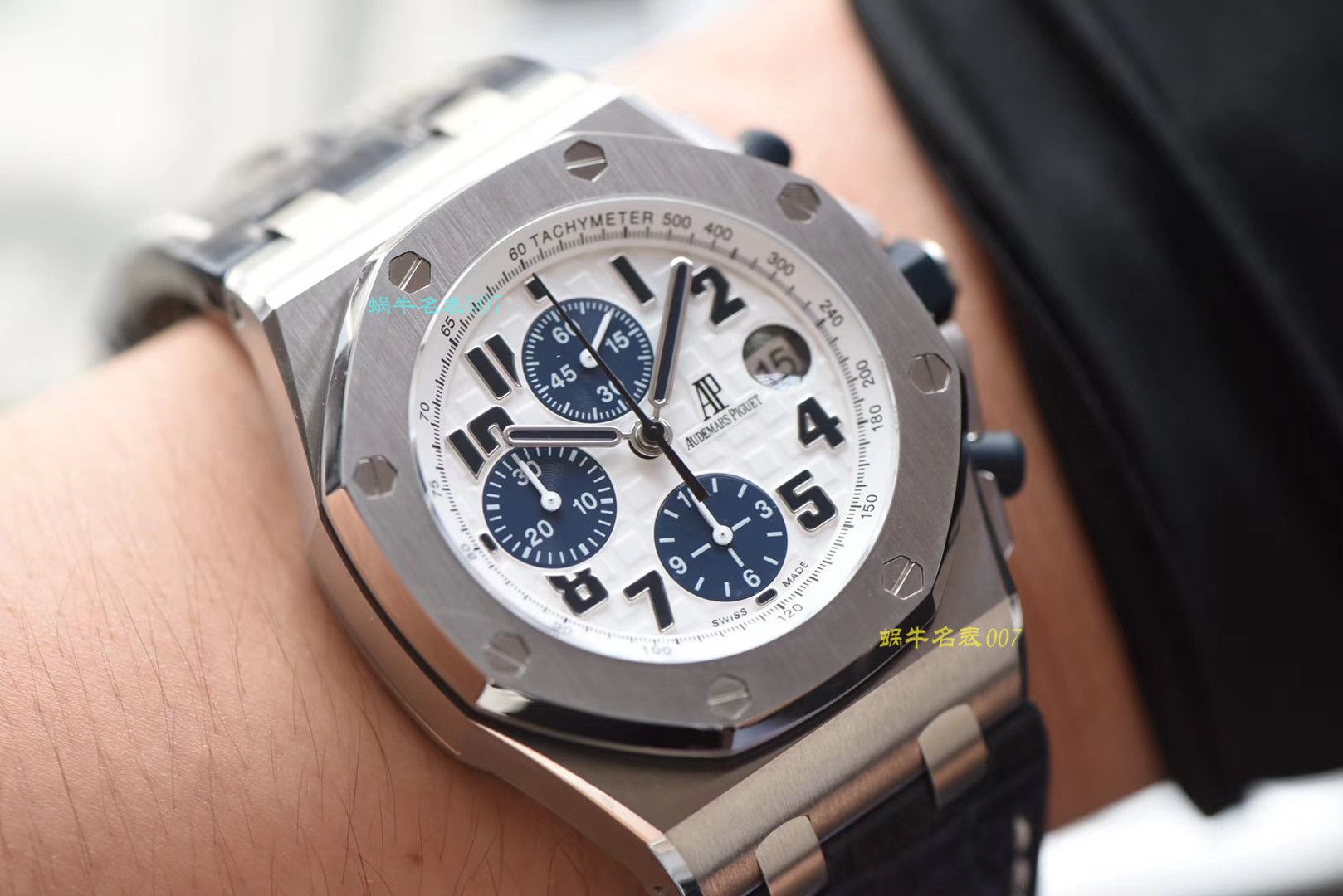 【JF Factory  High quality  Replica Watches 】Audemars Piguet  Royal Oak Offshore 系列代号海军26170ST.OO.D305CR.01 wrist watches  / AP068