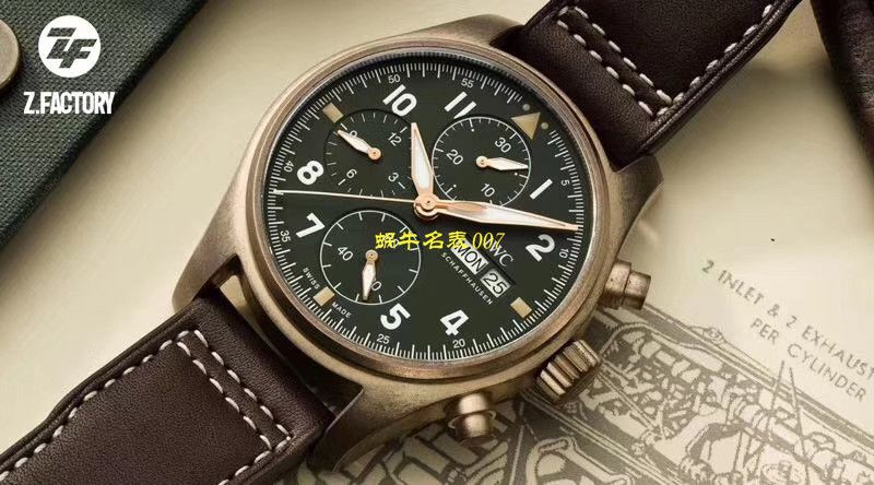 【ZF Factory  top IWC Replica 表】 IWC 表飞行员 Replica IW387902 wrist watches  / WG380