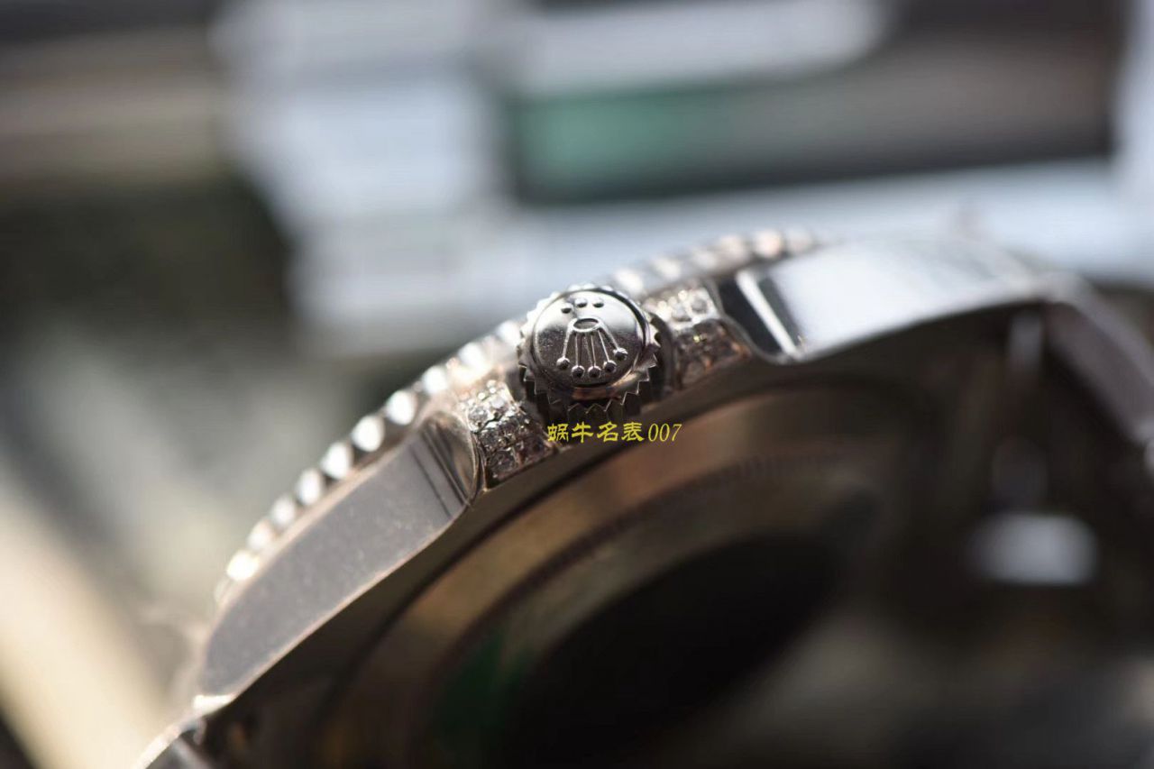 【LF Factory  top  Replica  Rolex  Replica Watches 】LF帝皇 copy customized 版镶钻 Submariner ❗ top 绿钻水鬼 / R363