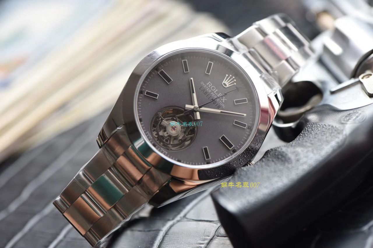 JB Factory 出品 Rolex Label Noir合作开发116400闪电针的数据进行开发蚝式第一枚 Rolex  top  Replica Copy  Tourbillon  wrist watches  / R361