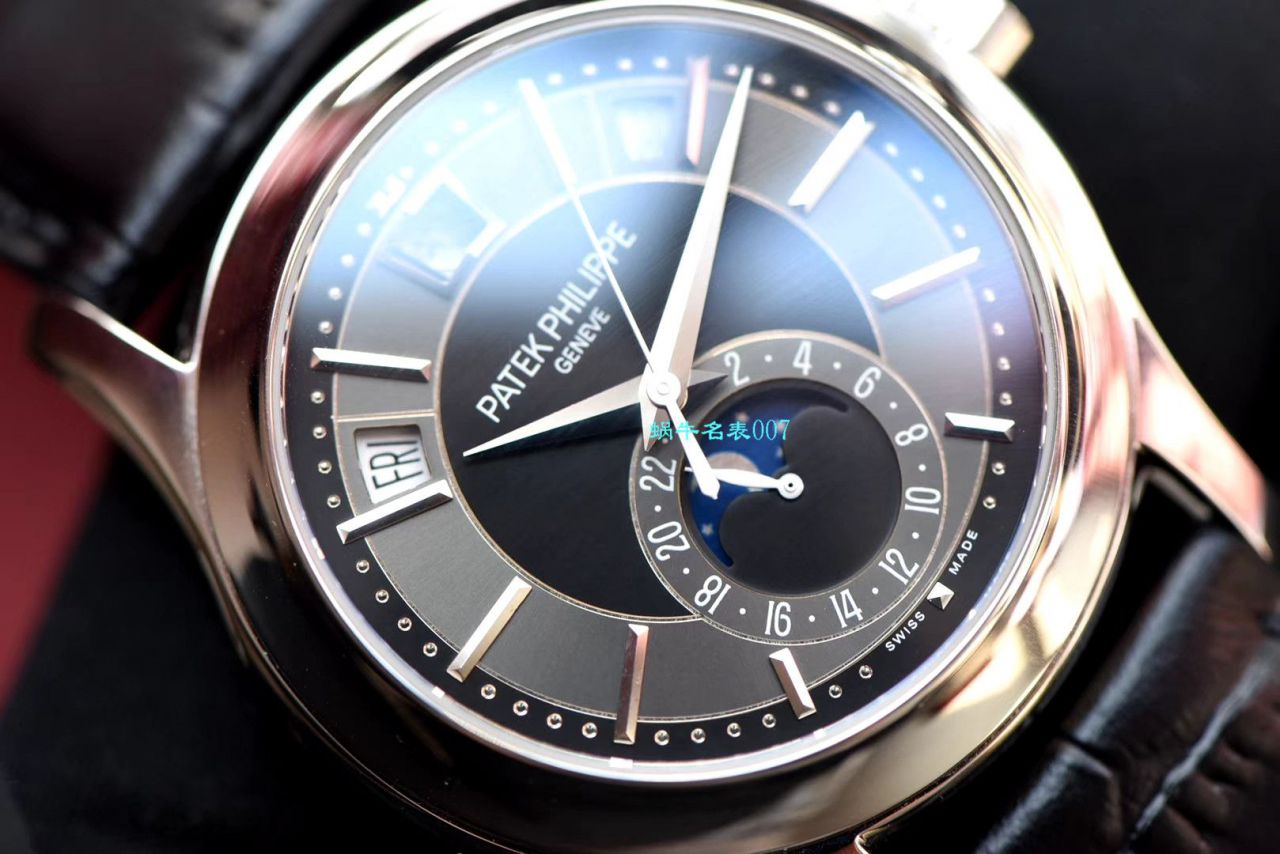 【 Video analysis GR Factory  top  Replica Copy  Watches 】 PATEK PHILIPPE 复杂功能计时系列5205G-010 白金 wrist watches  / BD275