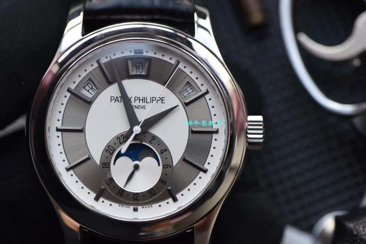 【GR Factory  Replica Copy  PATEK PHILIPPE  Watches 价格】PATEK PHILIPPE复杂功能计时系列5205G-001 白金 wrist watches  / BD272
