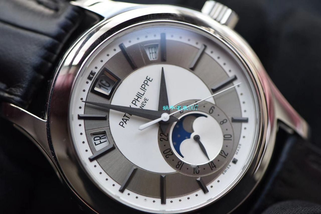 【GR Factory  Replica Copy  PATEK PHILIPPE  Watches 价格】PATEK PHILIPPE复杂功能计时系列5205G-001 白金 wrist watches  / BD272