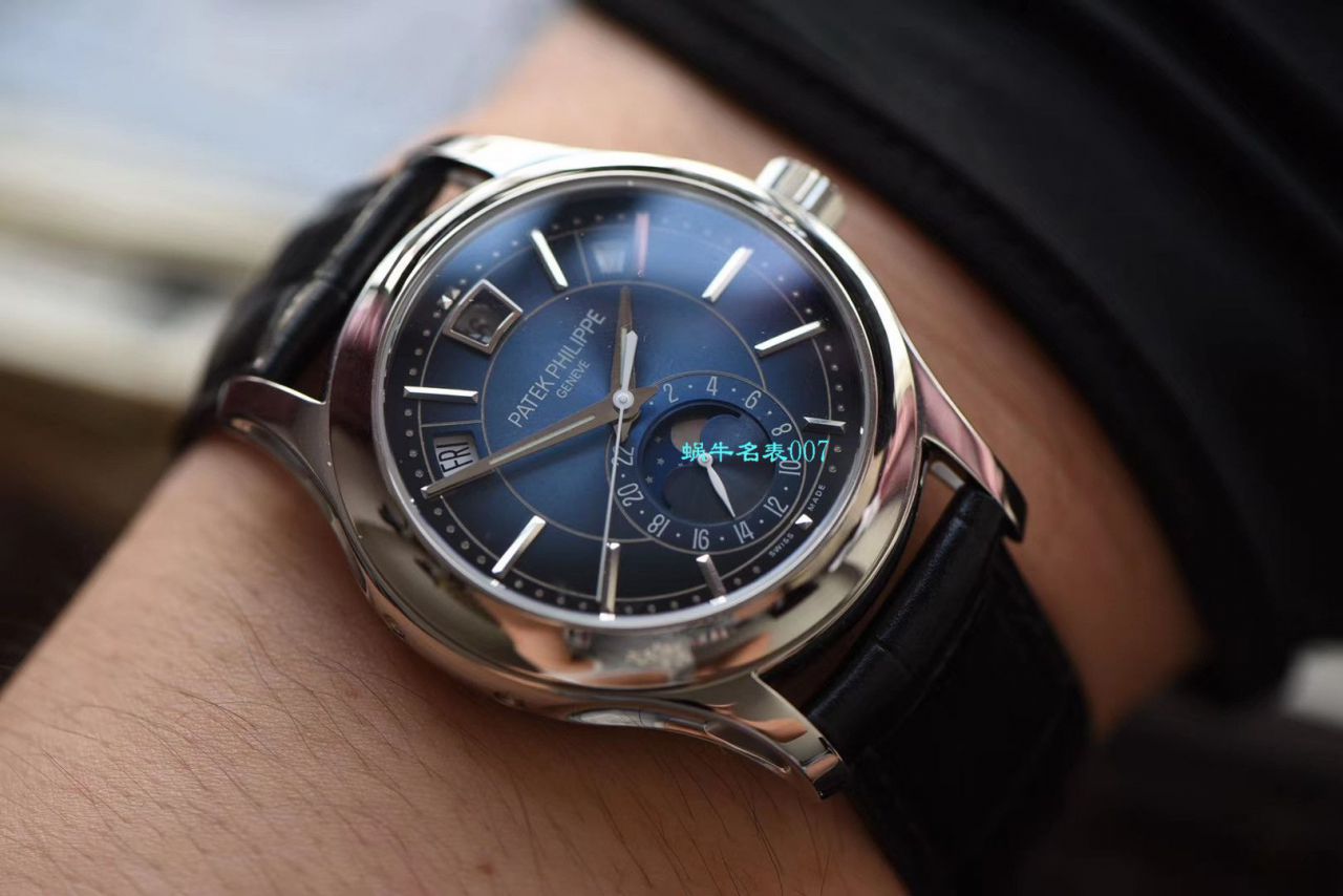 【GR Factory  Replica Copy  PATEK PHILIPPE  Watches 价格】PATEK PHILIPPE复杂功能计时系列5205G-001 白金 wrist watches  / BD272