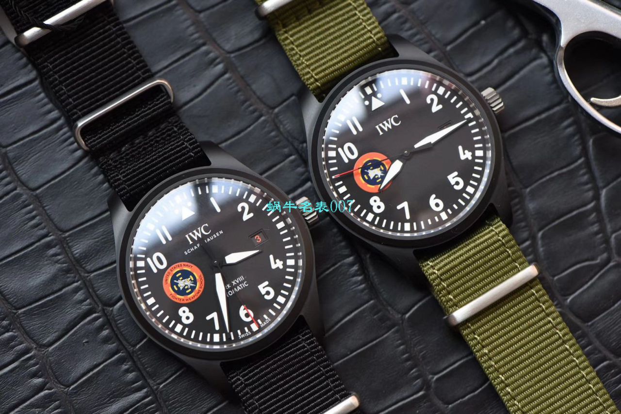 【M+ IWC  Replica Watches 】IWC萬 國 IW32409 TOPGUN SFTI  Replica 海軍空戰部隊飛行員特別紀念腕錶 / M379