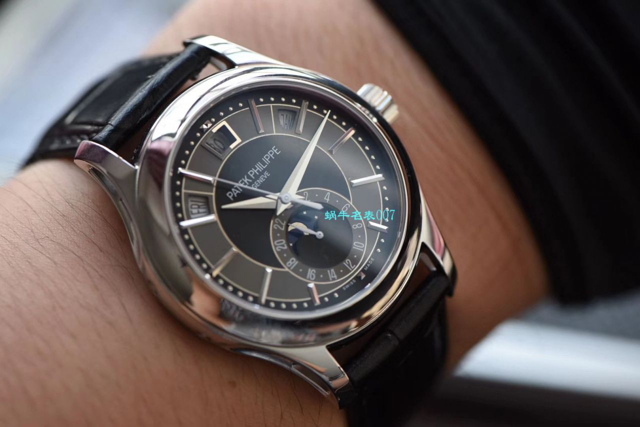【GR Factory  Replica Copy  PATEK PHILIPPE  Watches 价格】PATEK PHILIPPE复杂功能计时系列5205G-001 白金 wrist watches  / BD272