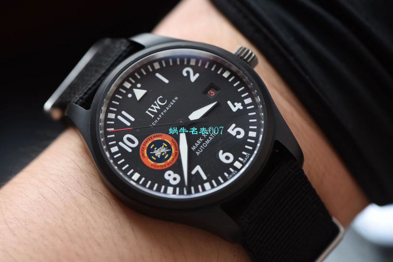【M+ IWC  Replica Watches 】IWC萬 國 IW32409 TOPGUN SFTI  Replica 海軍空戰部隊飛行員特別紀念腕錶 / M379