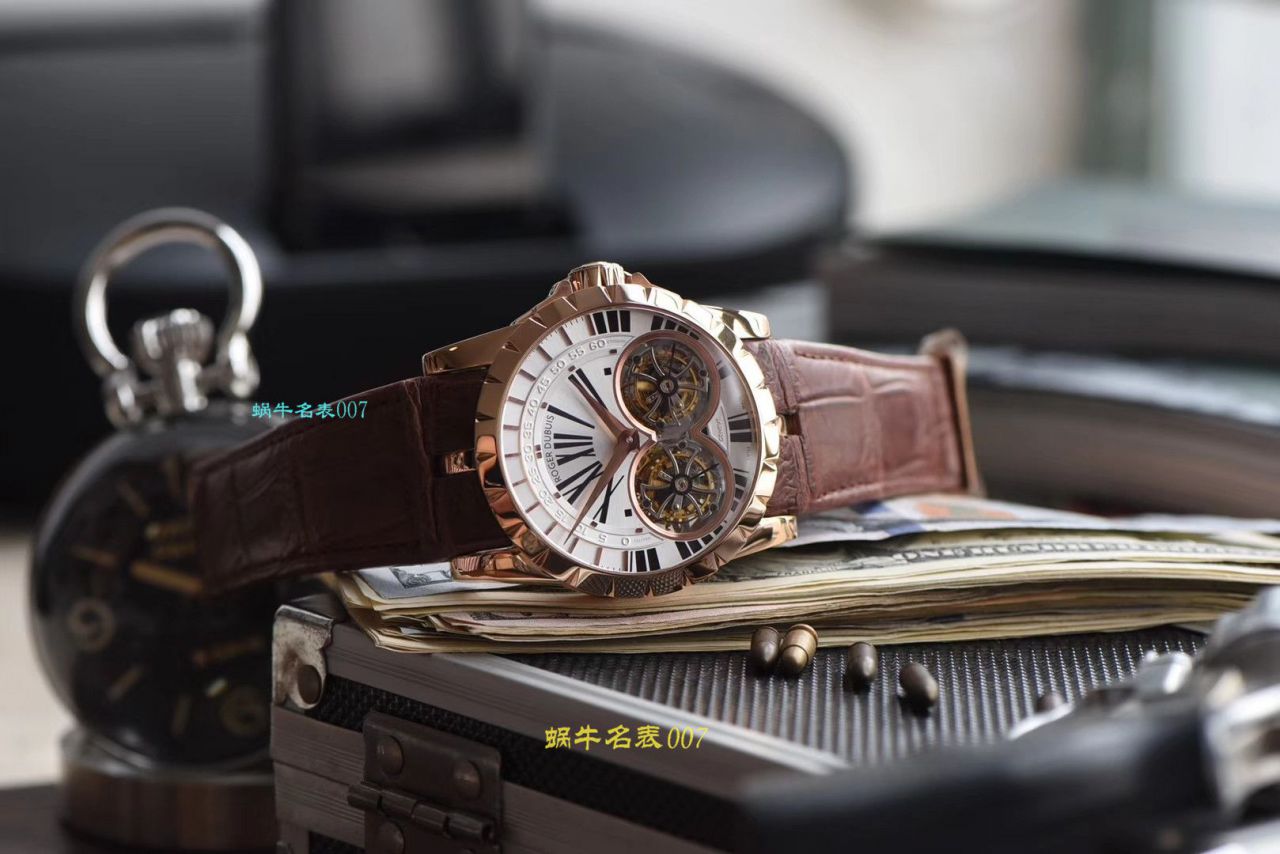 【JB Factory 罗杰杜彼 Replica Copy 双飞行 Tourbillon  Watches 】Roger Dubuis罗杰杜彼EXCALIBUR（王者系列）系列RDDBEX0249 wrist watches  / LJ031