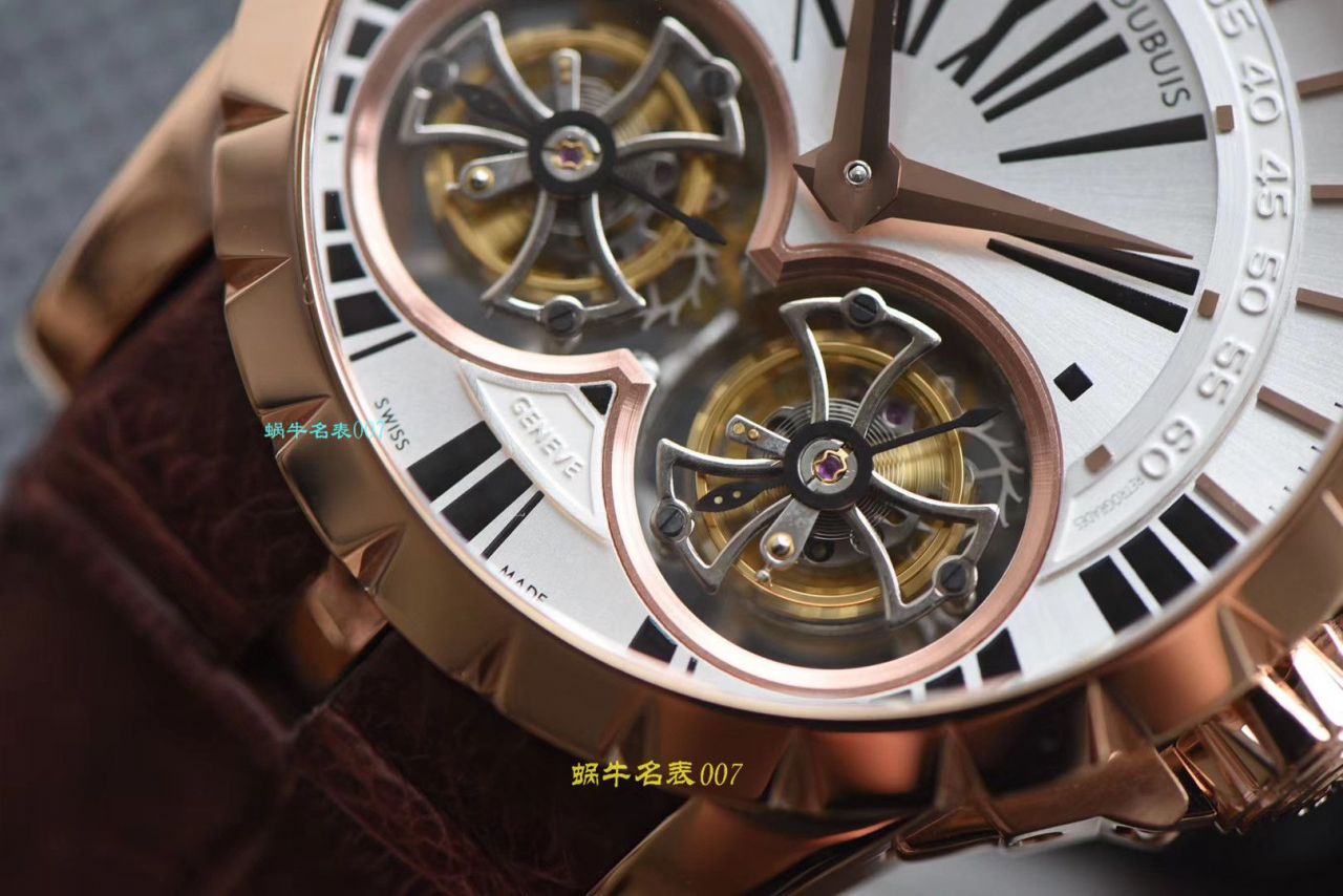 【JB Factory 罗杰杜彼 Replica Copy 双飞行 Tourbillon  Watches 】Roger Dubuis罗杰杜彼EXCALIBUR（王者系列）系列RDDBEX0249 wrist watches  / LJ031