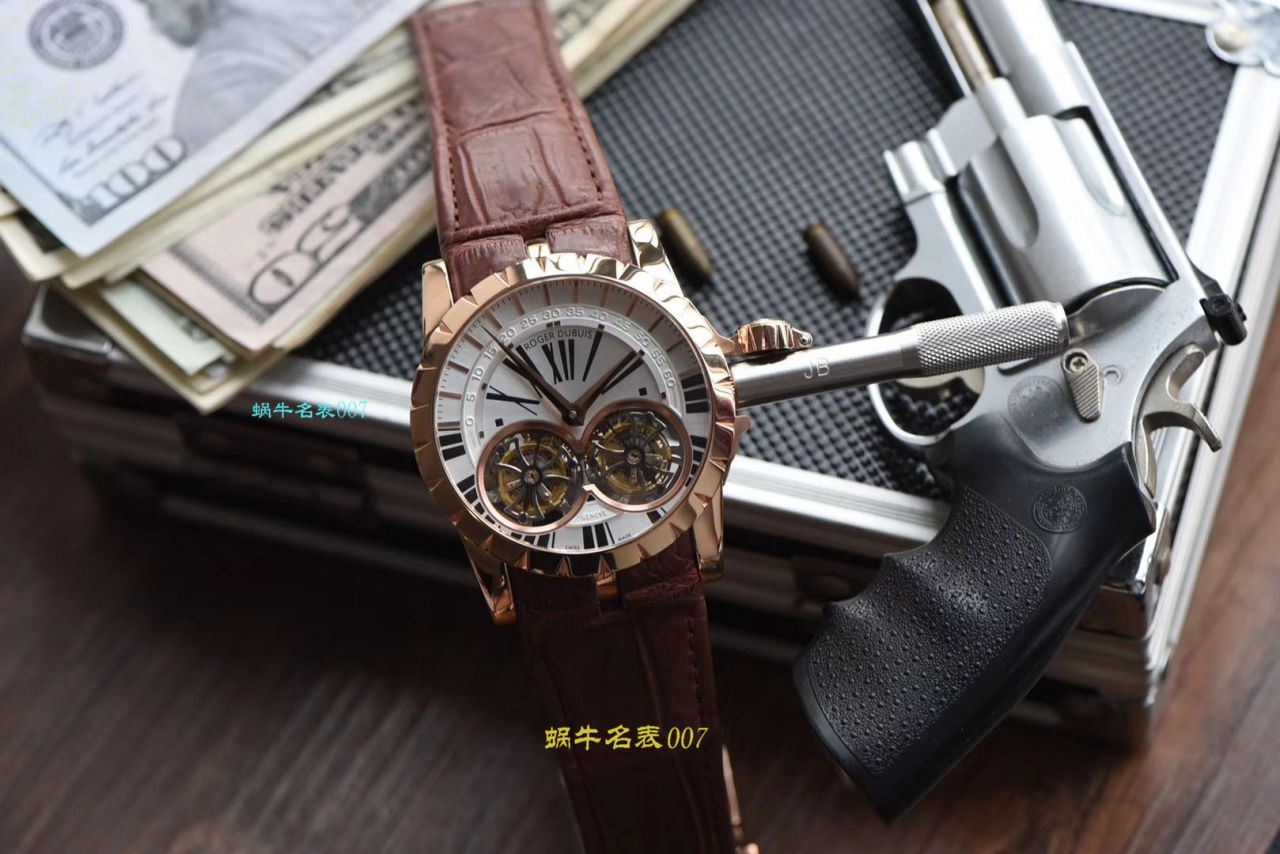 【JB Factory 罗杰杜彼 Replica Copy 双飞行 Tourbillon  Watches 】Roger Dubuis罗杰杜彼EXCALIBUR（王者系列）系列RDDBEX0249 wrist watches  / LJ031
