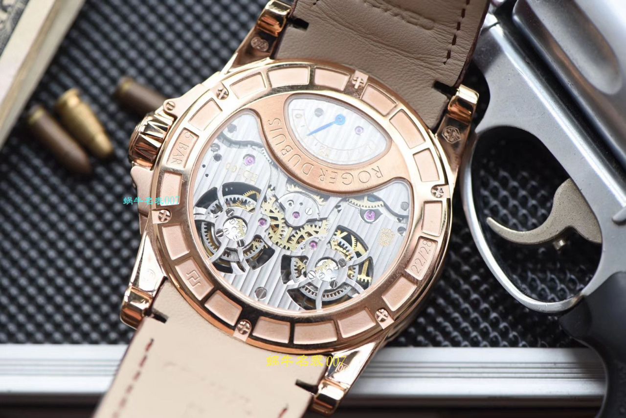 【JB Factory 罗杰杜彼 Replica Copy 双飞行 Tourbillon  Watches 】Roger Dubuis罗杰杜彼EXCALIBUR（王者系列）系列RDDBEX0249 wrist watches  / LJ031