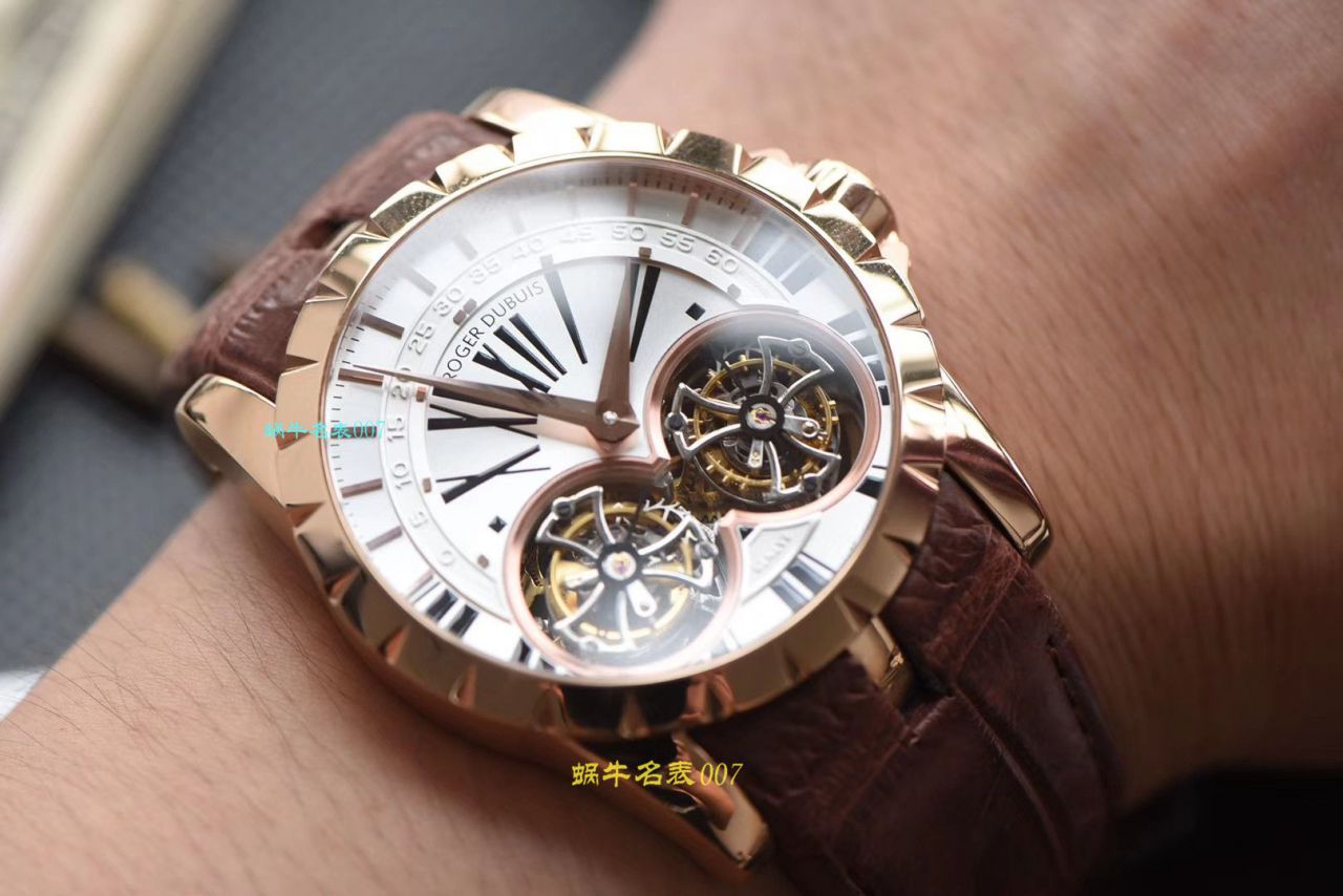 【JB Factory 罗杰杜彼 Replica Copy 双飞行 Tourbillon  Watches 】Roger Dubuis罗杰杜彼EXCALIBUR（王者系列）系列RDDBEX0249 wrist watches  / LJ031